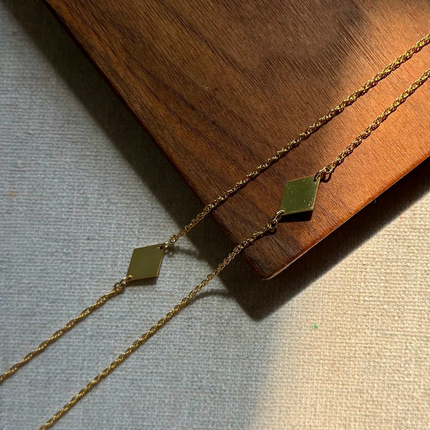 Mabe Pearl Asymmetric Long Gold-plated Necklace