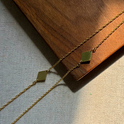 Mabe Pearl Asymmetric Long Gold-plated Necklace