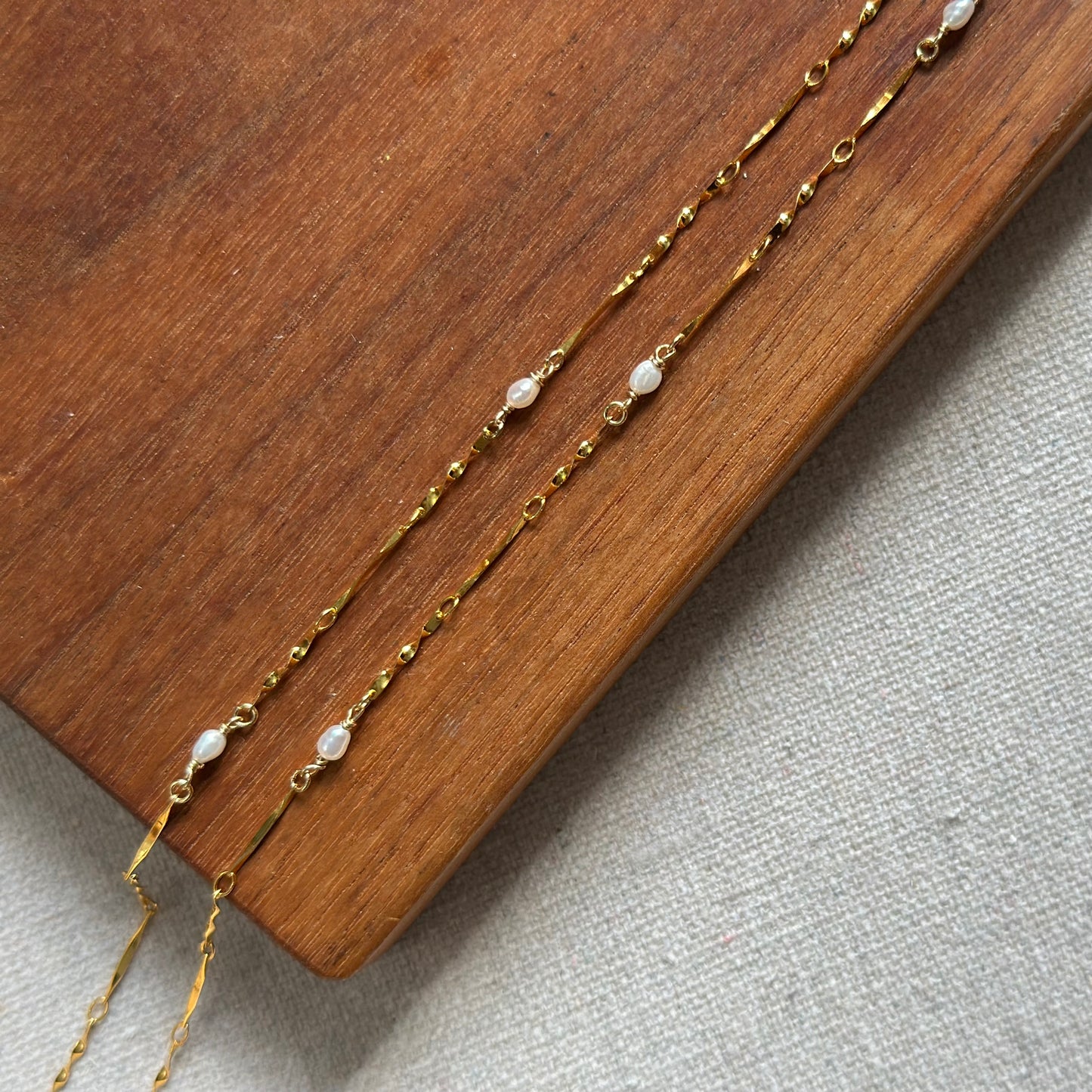 Malachite And Freshwater Pearl Gold-plated Necklace