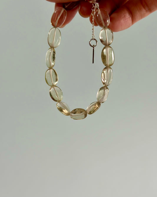 Lemon Quartz Beaded Bracelet