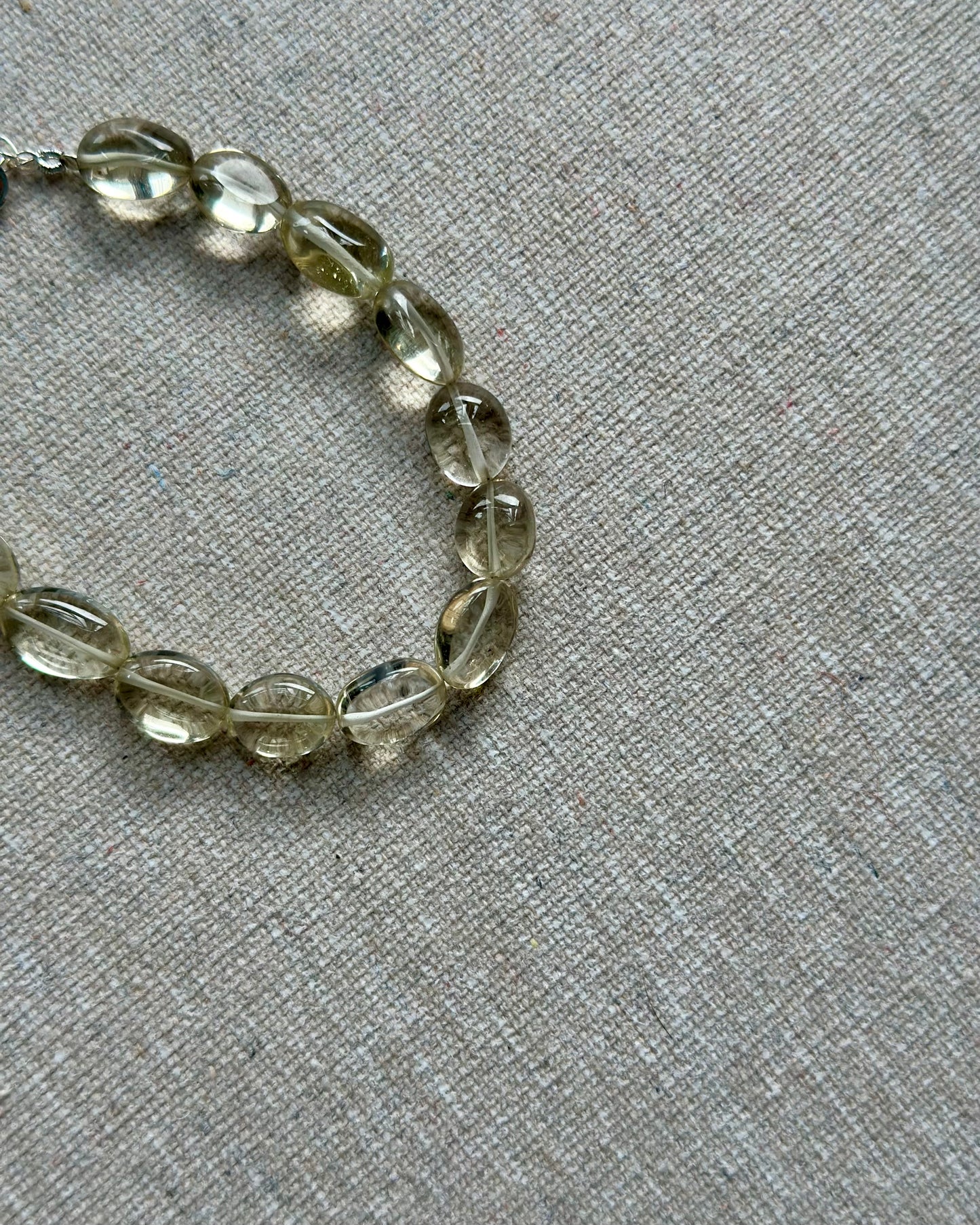 Lemon Quartz Beaded Bracelet