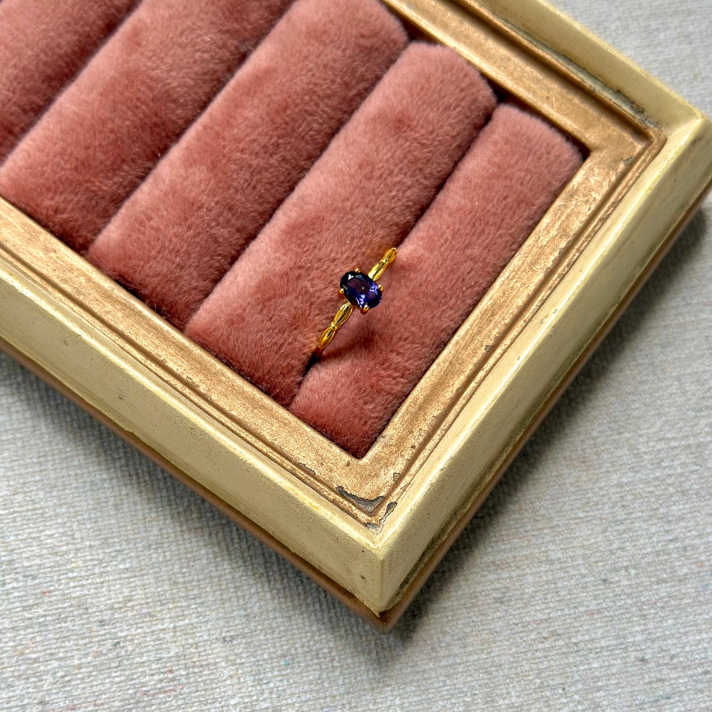 CHRISTMAS SET (2 ITEMS) Iolite Necklace & Ring