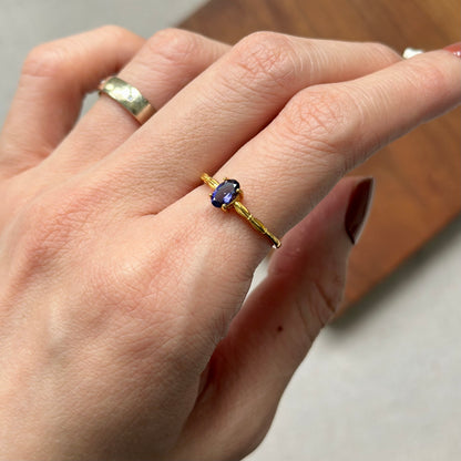 CHRISTMAS SET (2 ITEMS) Iolite Necklace & Ring