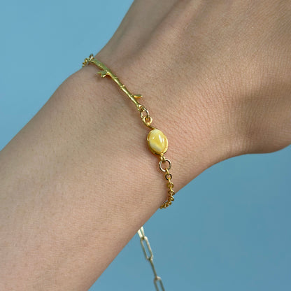 CHRISTMAS SET (2 ITEMS) Amber Necklace & Bracelet