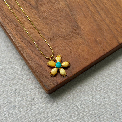 CHRISTMAS SET (2 ITEMS) Amber Necklace & Bracelet