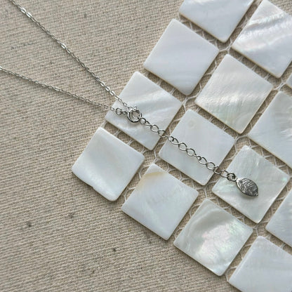 Topaz Asymmetric Sterling Silver Necklace