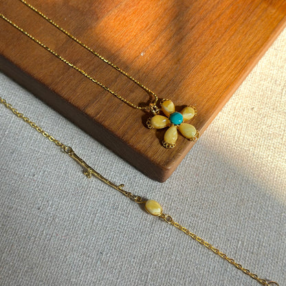 CHRISTMAS SET (2 ITEMS) Amber Necklace & Bracelet