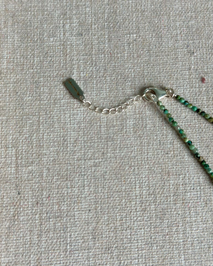 Turquoise Beaded And Citrine Necklace