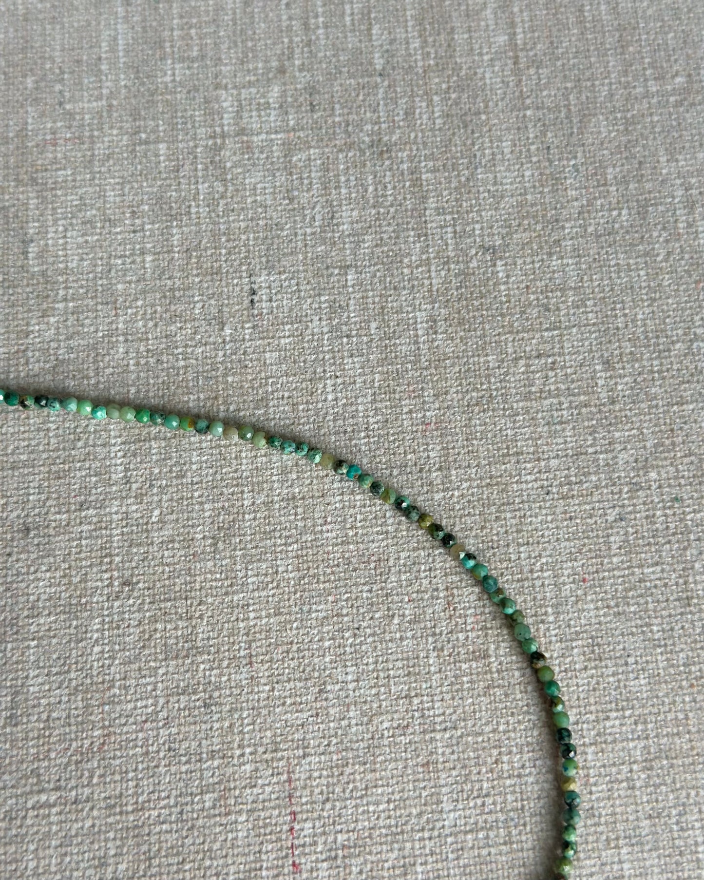 Turquoise Beaded And Citrine Necklace