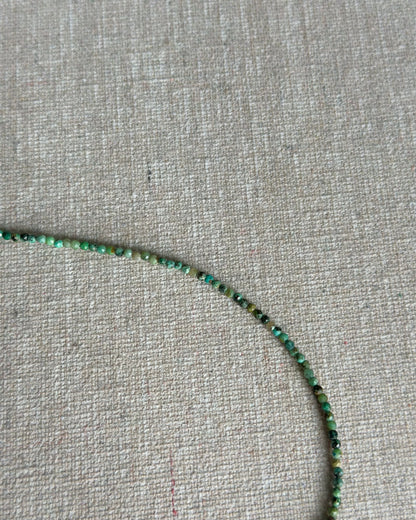 Turquoise Beaded And Citrine Necklace