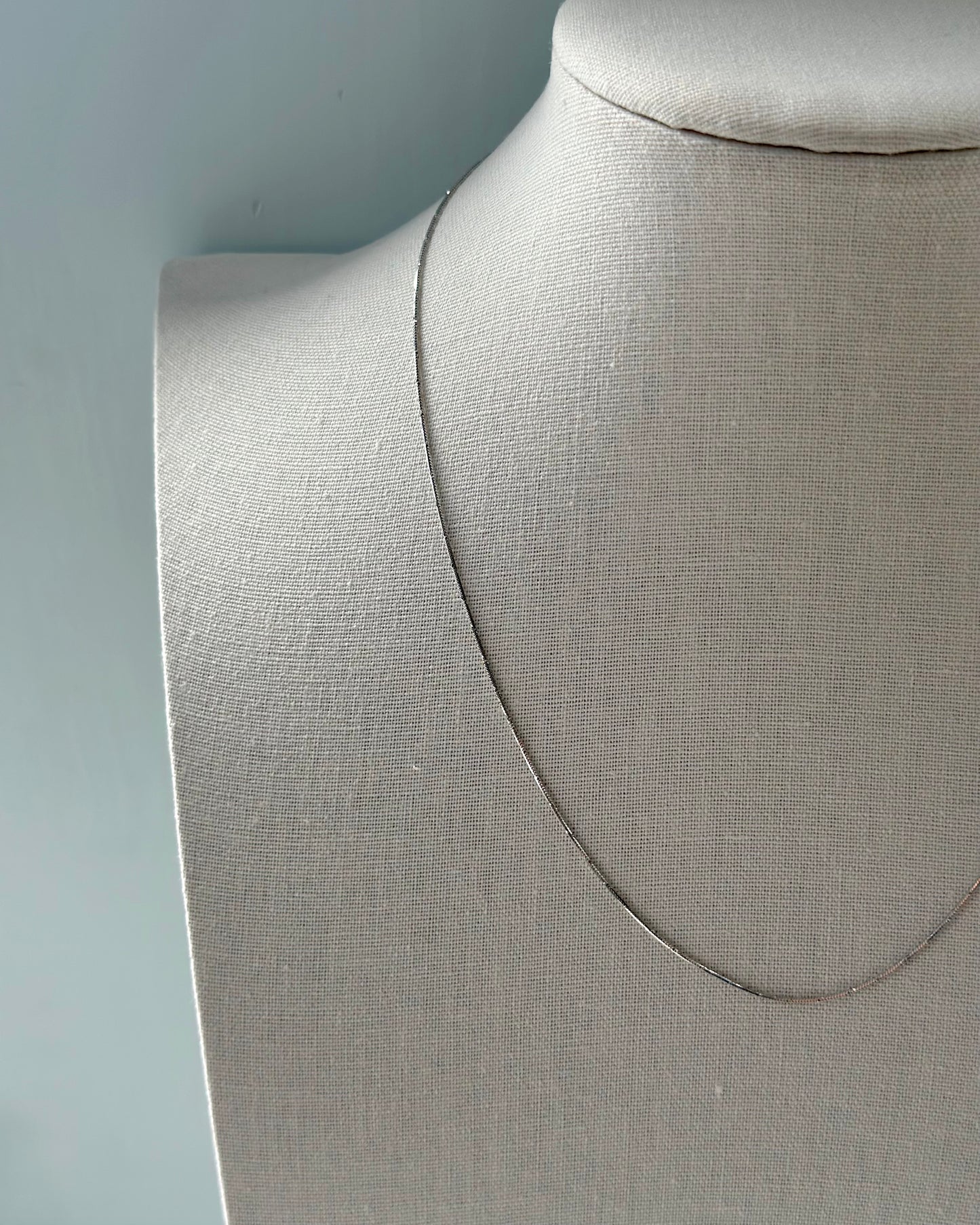 Italian Silver Snake And Diamond Cut Necklace
