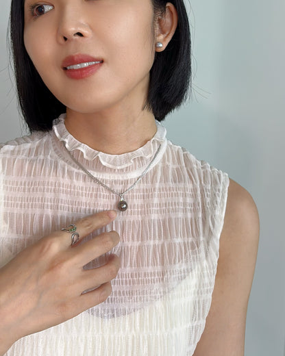 Italian Sterling Silver Multi Chain Necklace