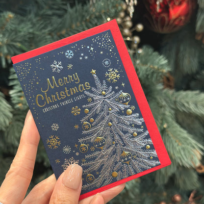 CHRISTMAS CARD Twinkle Light (Made in Taiwan)