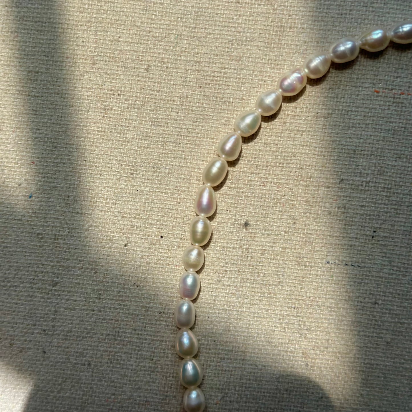 Freshwater Pearl Beaded And Labradorite Necklace