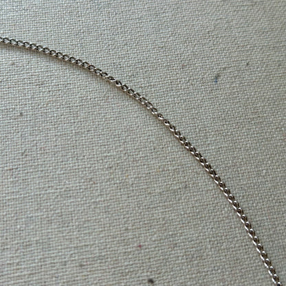 Rose Gold-plated Italian Sterling Silver Asymmetric Necklace