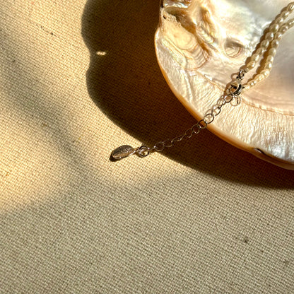 Freshwater Pearl Beaded And Amethyst Necklace