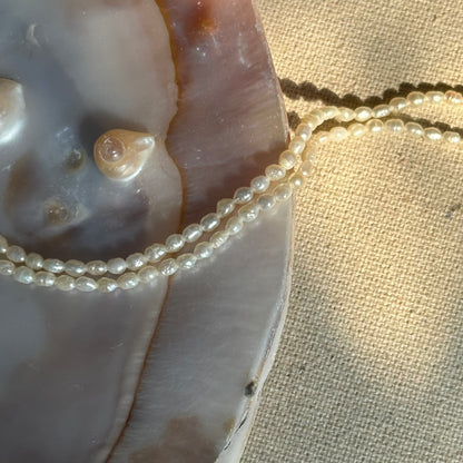 Freshwater Pearl Beaded And Amethyst Necklace