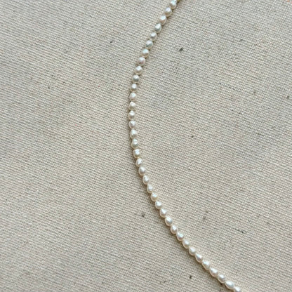 Freshwater Pearl Beaded And Moonstone Necklace