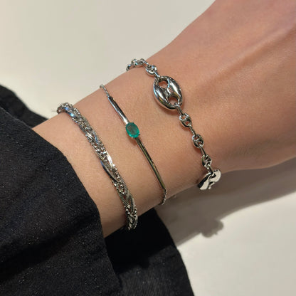 Italian Silver Marina Bracelet