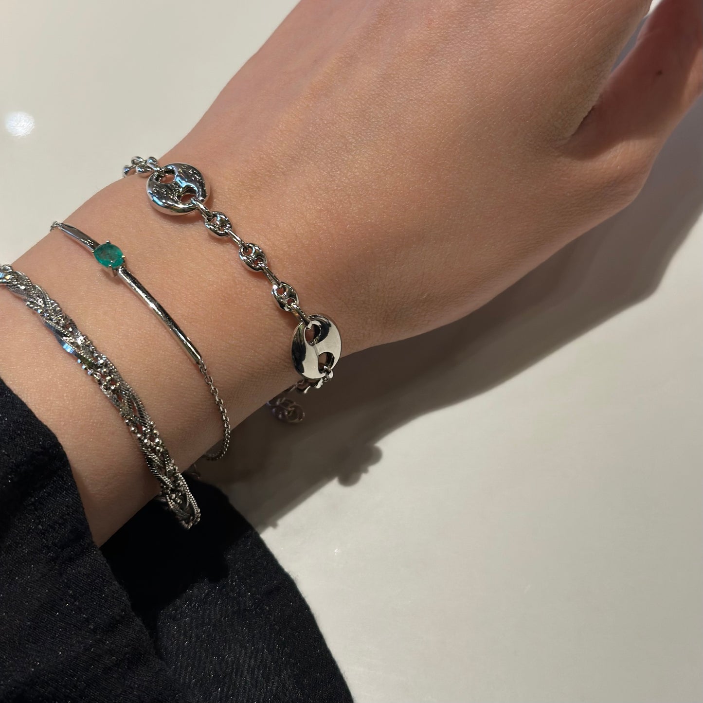 Italian Silver Marina Bracelet