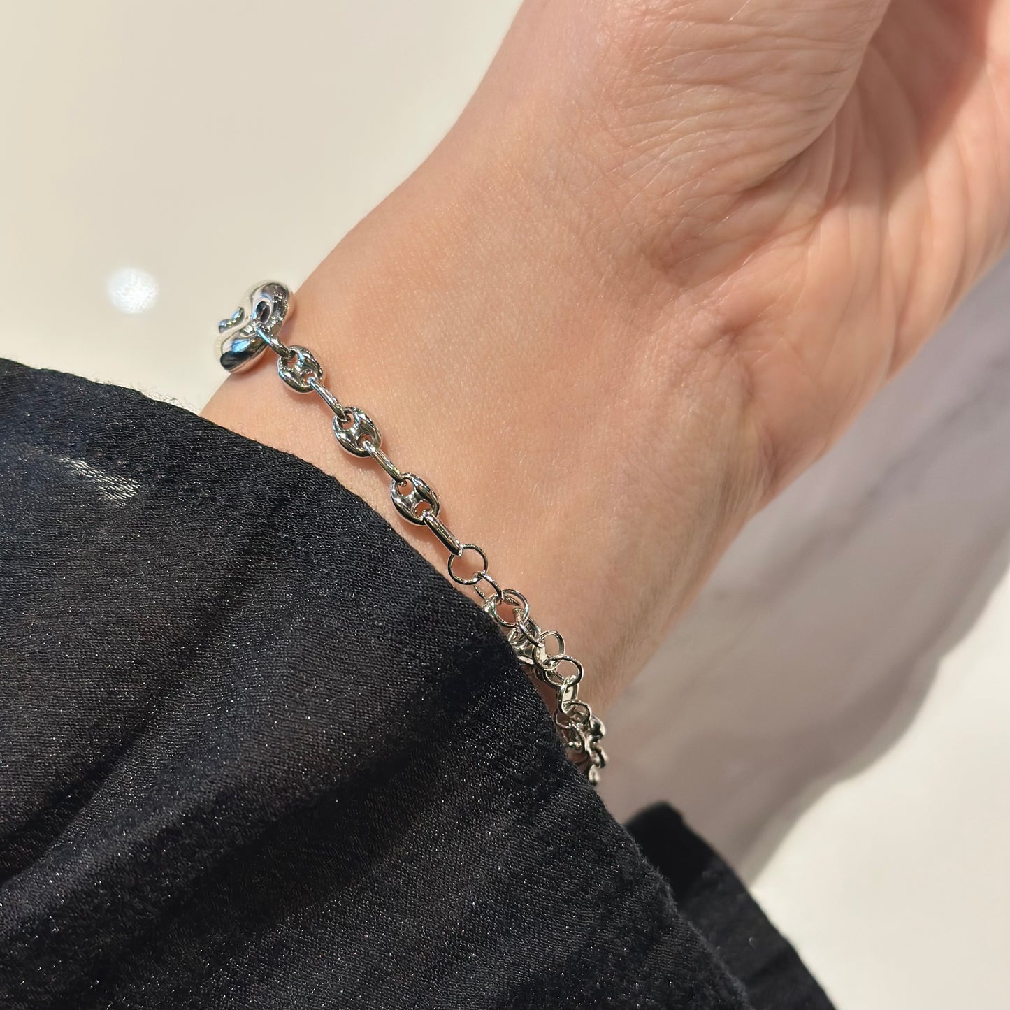 Italian Silver Marina Bracelet
