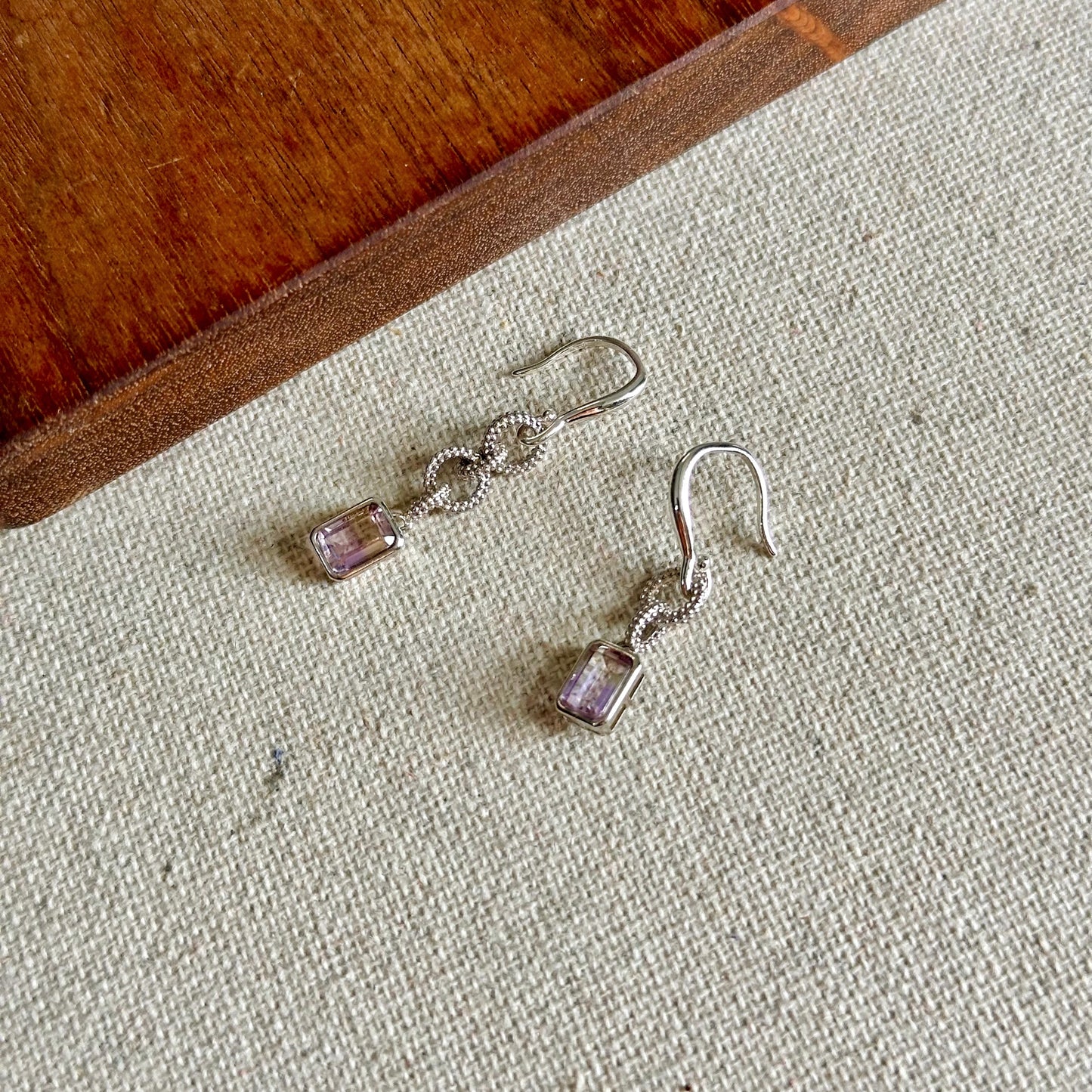 Ametrine Sterling Silver Earring