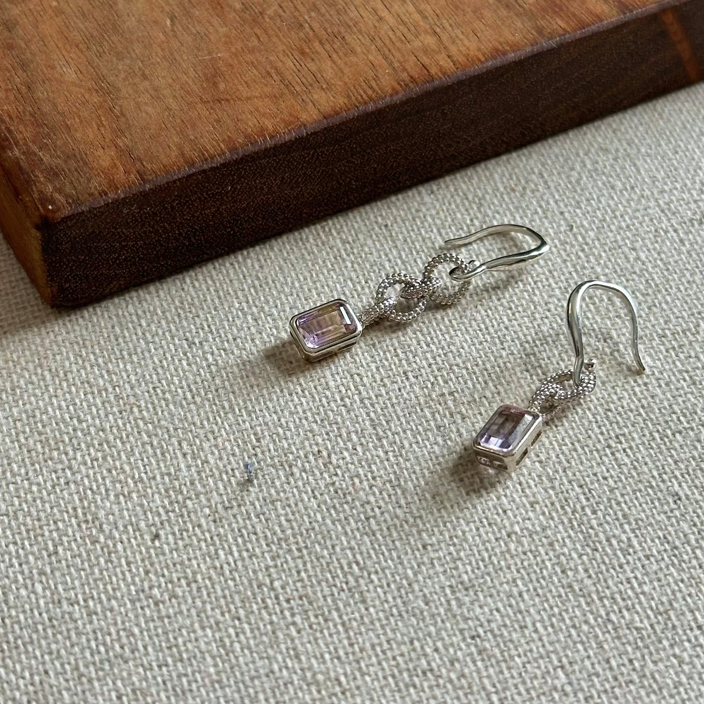 Ametrine Sterling Silver Earring