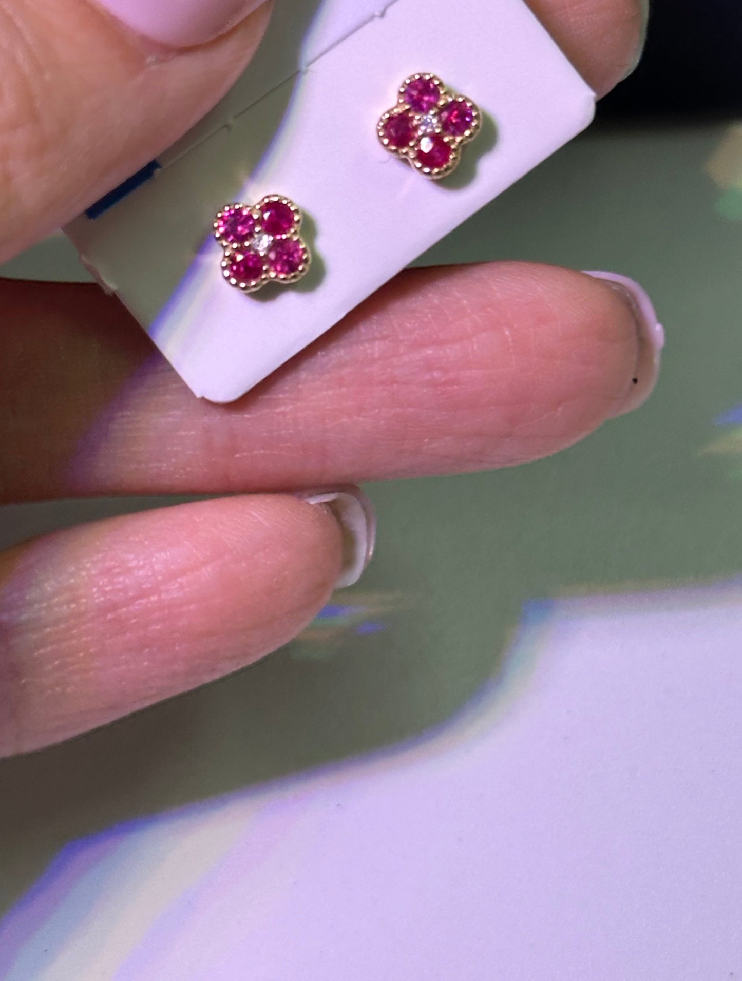 2025.12.24 14K Gold/18K Gold/Platinum Natural Gemstones Diamond Supplier - Earring