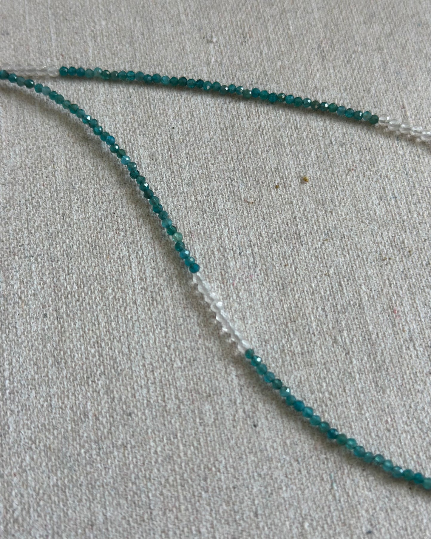 Apatite Beaded And Pietersite Necklace