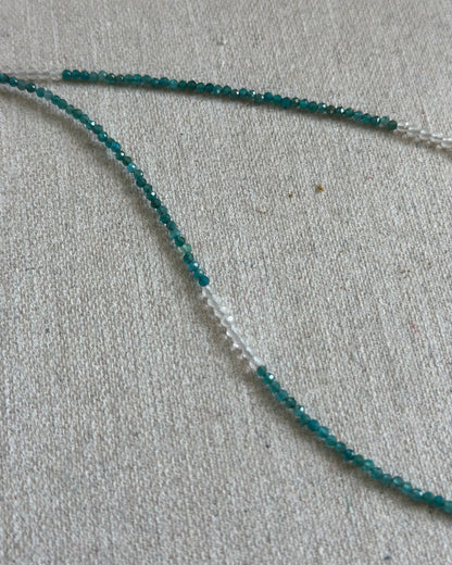 Apatite Beaded And Pietersite Necklace