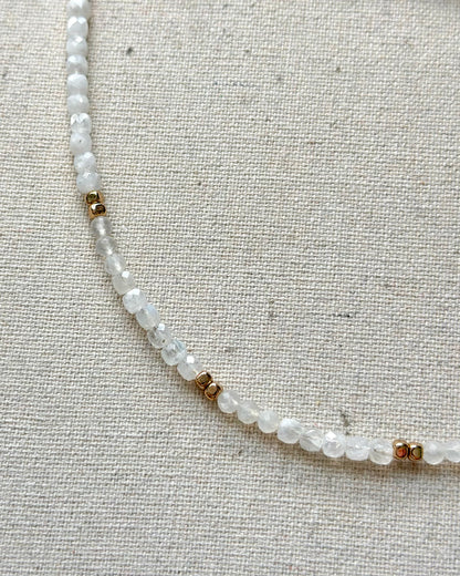 Moonstone Beaded And Turquoise Necklace