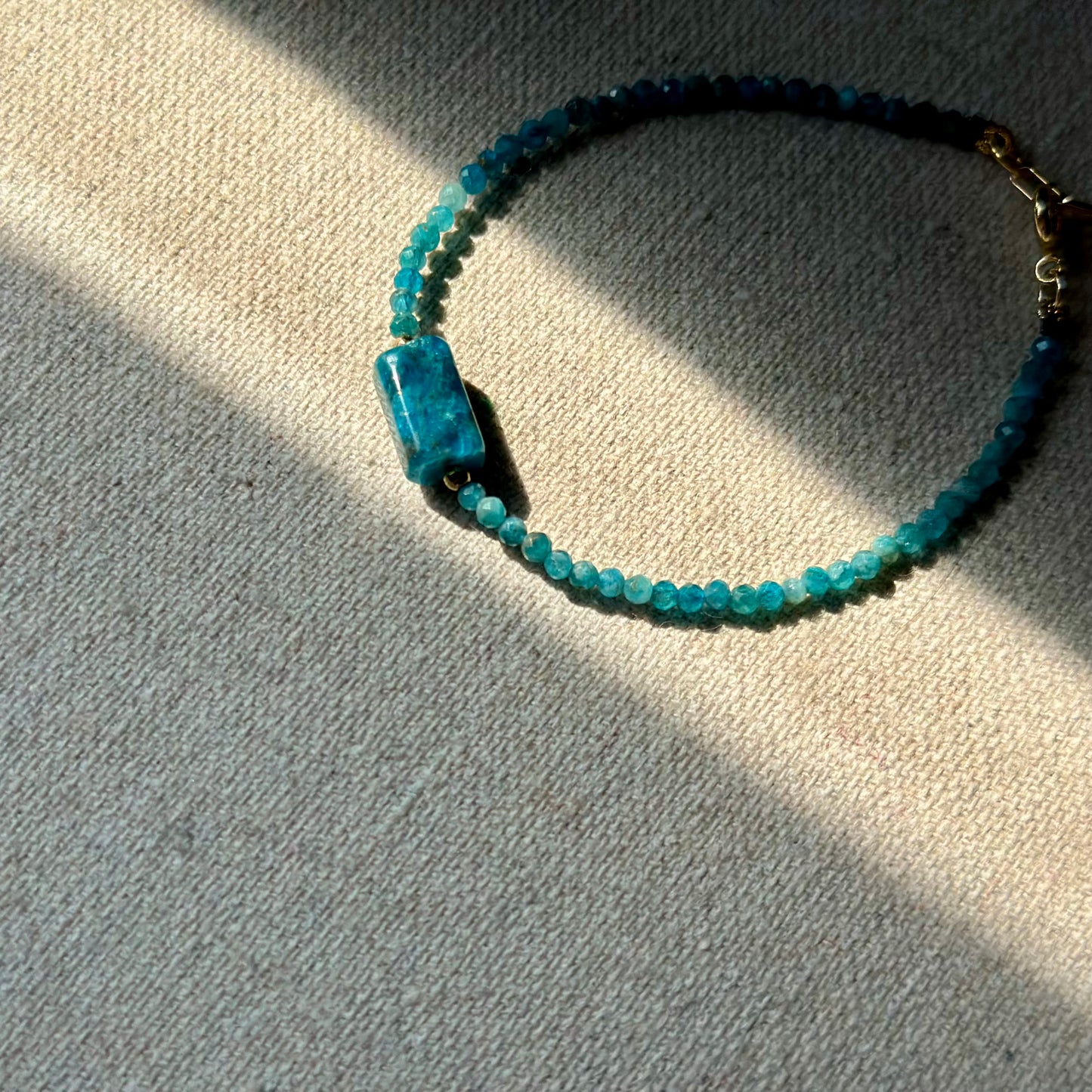 Apatite Beaded Bracelet