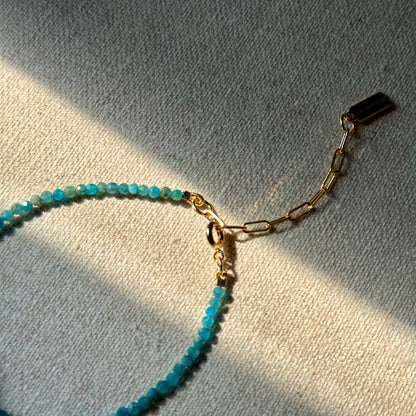 Apatite Beaded Bracelet