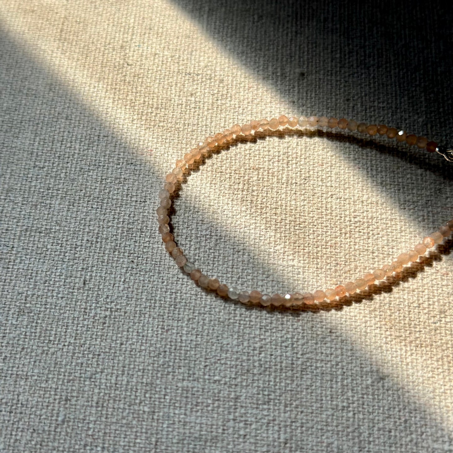 Sunstone Beaded Bracelet