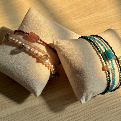 Sunstone Beaded Bracelet