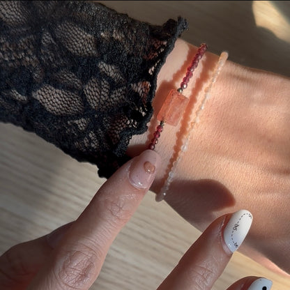 Sunstone Beaded Bracelet