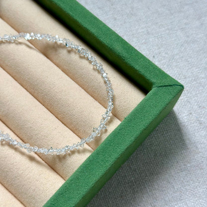 Herkimer Diamond Beaded Necklace