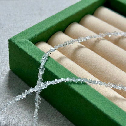 Herkimer Diamond Beaded Necklace