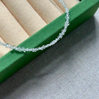 Herkimer Diamond Beaded Necklace