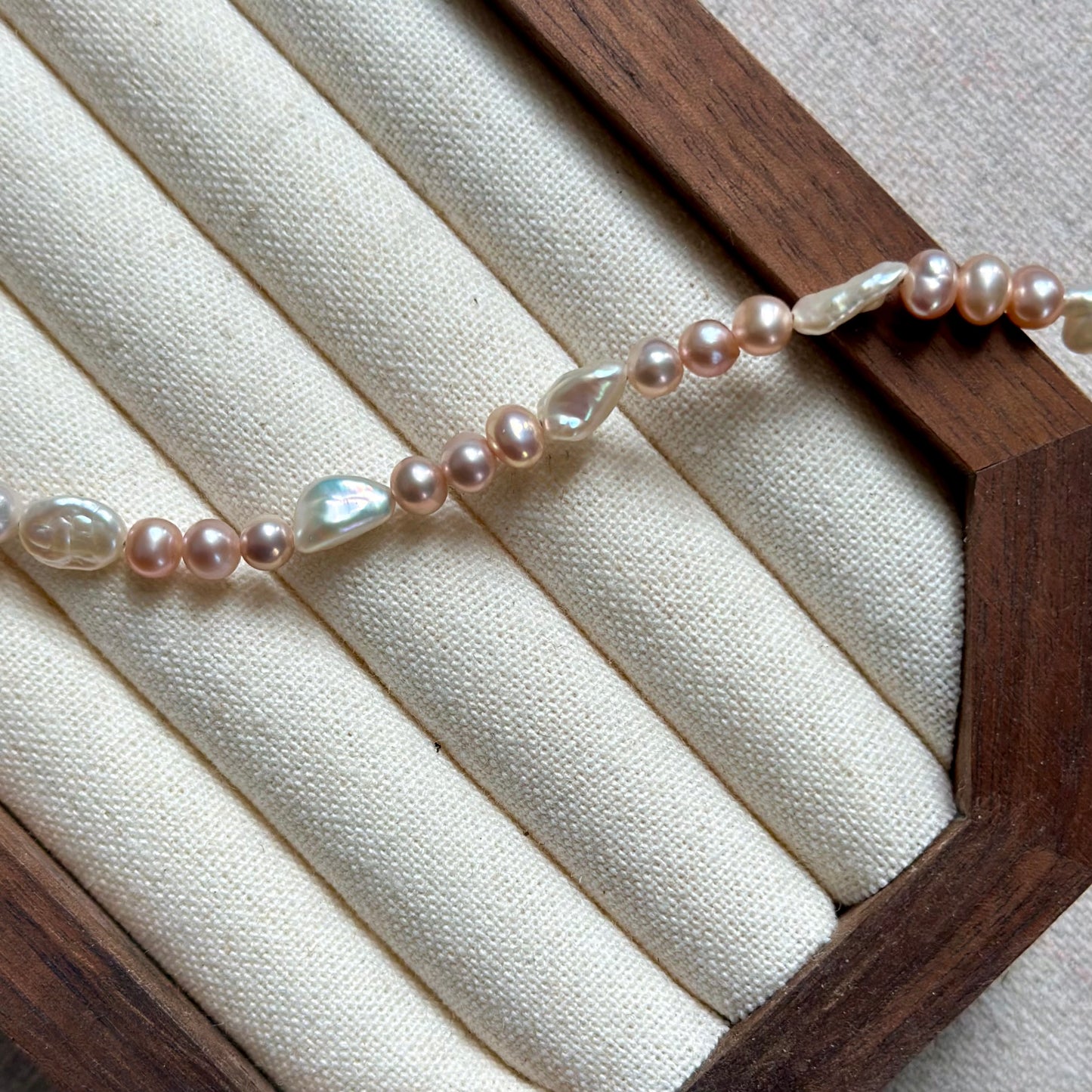 Baroque Freshwater Pearl Mixed Beaded Necklace