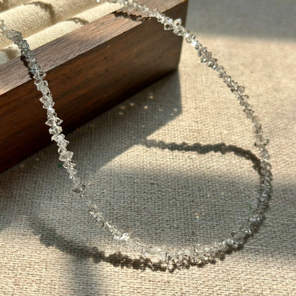Herkimer Diamond Beaded Necklace