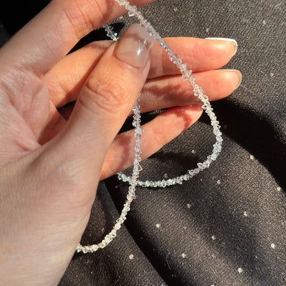 Herkimer Diamond Beaded Necklace