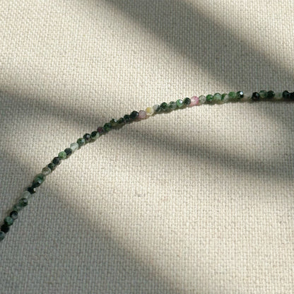 Ruby Zoisite And Freshwater Pearl Beaded Necklace