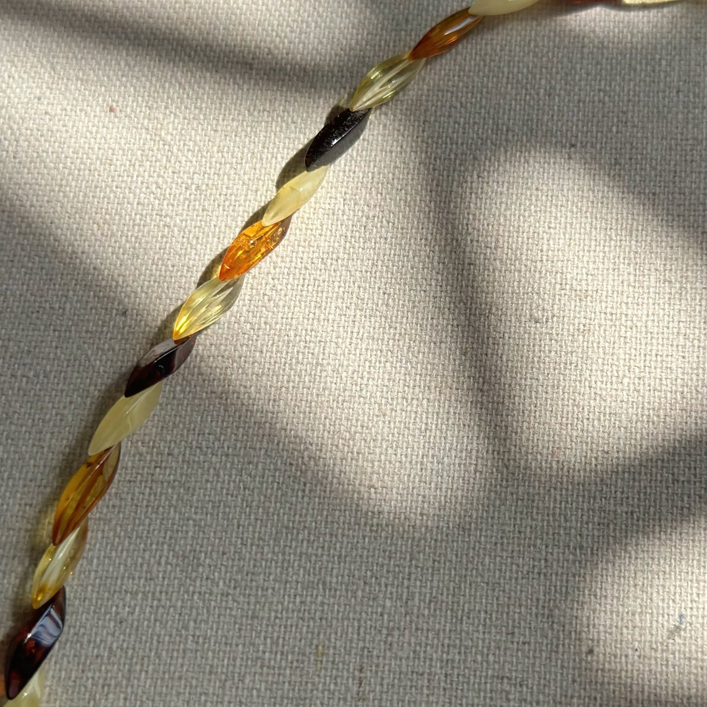 Amber Mix Beaded Necklace