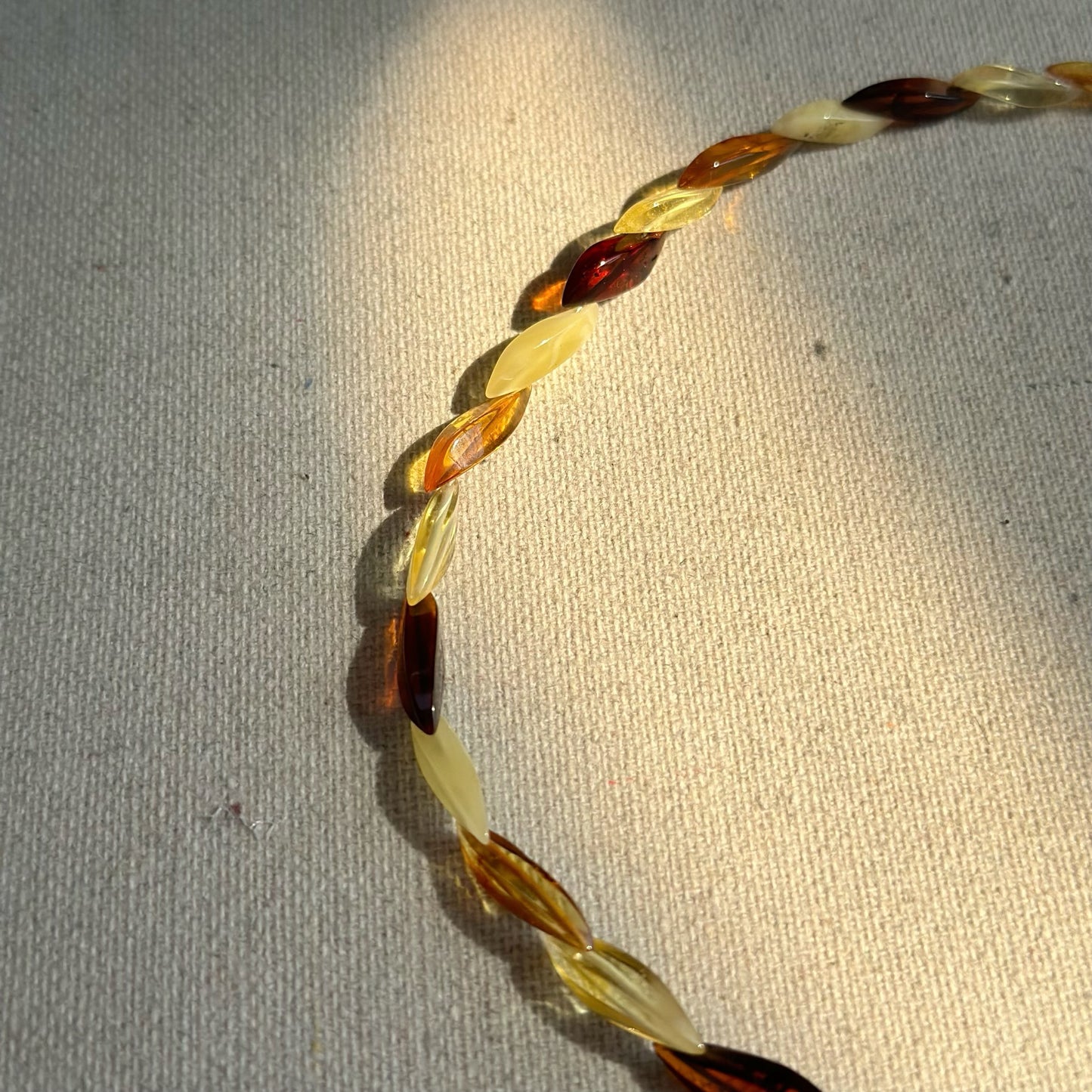 Amber Mix Beaded Necklace