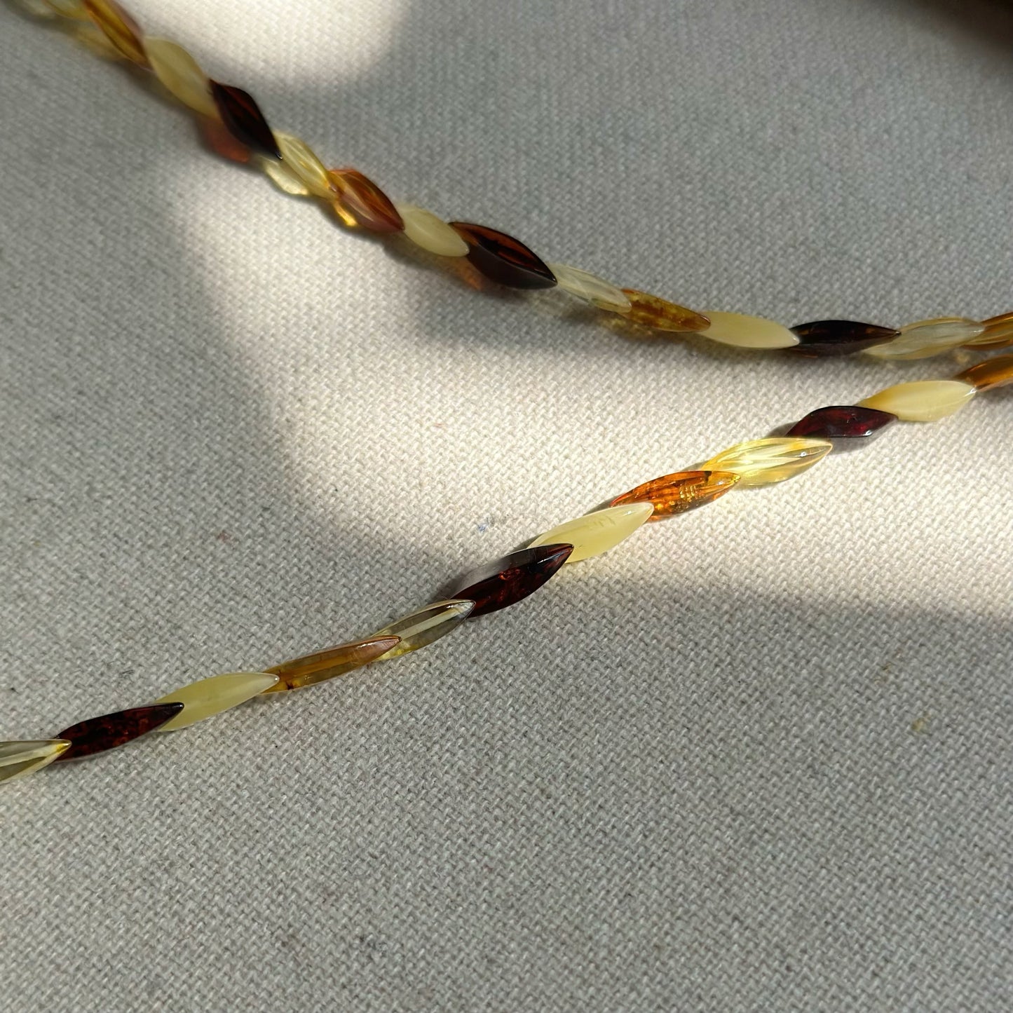 Amber Mix Beaded Necklace