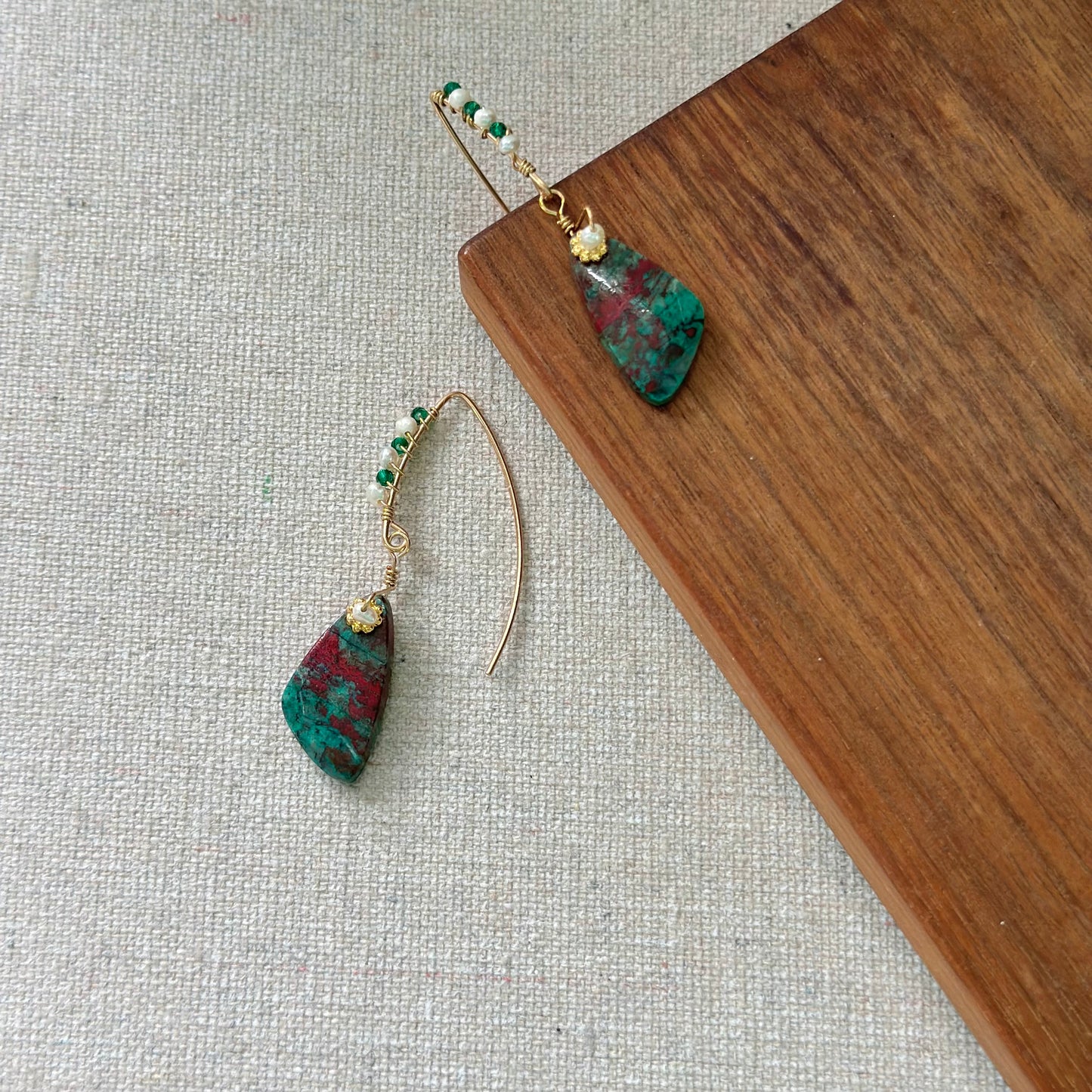 Sonora Sunrise 14k Gold-filled Wire Wrapping Earring