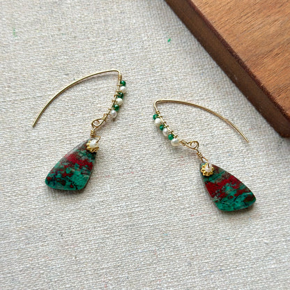 Sonora Sunrise 14k Gold-filled Wire Wrapping Earring