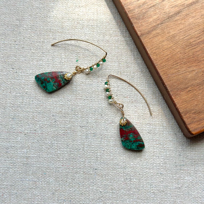 Sonora Sunrise 14k Gold-filled Wire Wrapping Earring