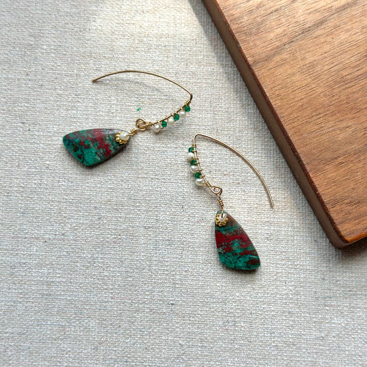 Sonora Sunrise 14k Gold-filled Wire Wrapping Earring